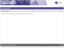 Tablet Screenshot of groups.esa.edu.au