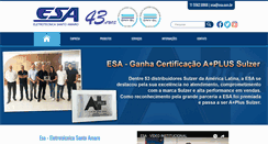 Desktop Screenshot of esa.com.br