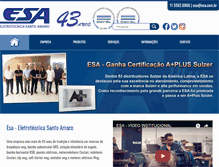 Tablet Screenshot of esa.com.br